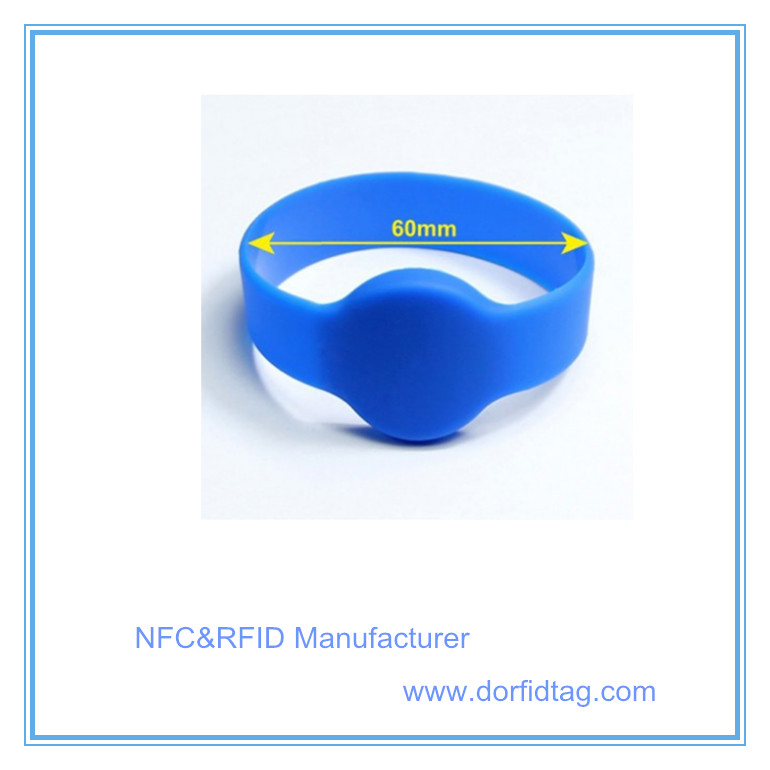 ntag213 silicone rfid wristband mad